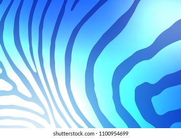 Light BLUE vector doodle blurred pattern. Creative illustration in blurred style with doodles and Zen tangles. Brand-new style for your business design.