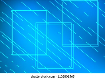 Light BLUE vector doodle blurred pattern. Decorative shining illustration with doodles on abstract template. A completely new template for your business design.