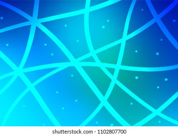 Light BLUE vector doodle blurred template. Brand-new colored illustration in blurry style with doodles. The elegant pattern can be used as a part of a brand book.