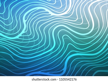 Light BLUE vector doodle blurred pattern. Doodles on blurred abstract background with gradient. The template can be used as a background for cell phones.