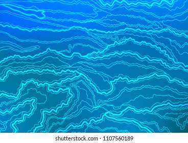 Light BLUE vector doodle blurred texture. Glitter abstract illustration with doodles and Zen tangles. Hand painted design for web, wrapping, wallpaper.