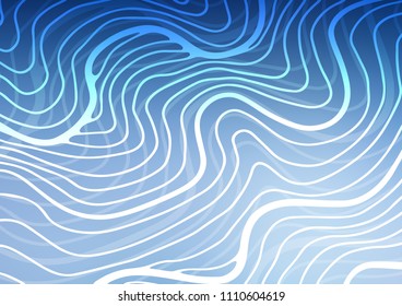 Light BLUE vector doodle blurred pattern. Doodles on blurred abstract background with gradient. A completely new template for your business design.