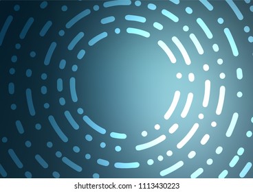 Light BLUE vector doodle blurred background. A vague abstract illustration with doodles in Indian style. The pattern can be used for wallpapers and coloring books.
