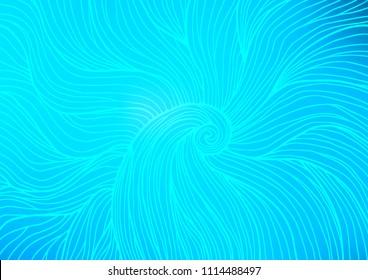 Light BLUE vector doodle blurred template. Sketchy hand drawn doodles on blurred background. A completely new template for your business design.