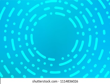 Light BLUE vector doodle blurred template. Decorative shining illustration with doodles on abstract template. Hand painted design for web, wrapping, wallpaper.