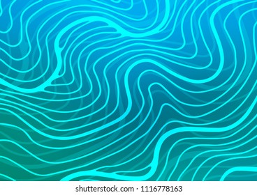 Light BLUE vector doodle blurred template. Geometric doodle illustration in Origami style with gradient. The completely new template can be used for your brand book.