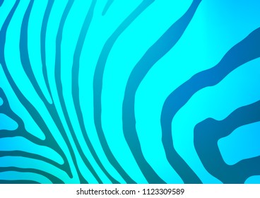 Light BLUE vector doodle blurred template. Creative illustration in blurred style with doodles and Zen tangles. The textured pattern can be used for website.