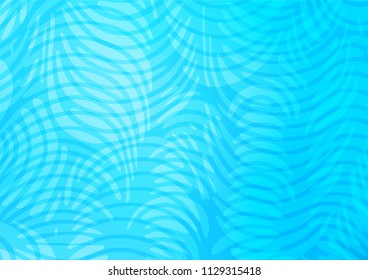 Light BLUE vector doodle blurred pattern. Brand-new colored illustration in blurry style with doodles. The completely new template can be used for your brand book.