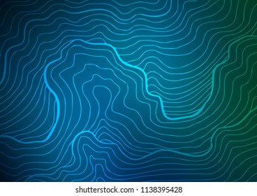 Light BLUE vector doodle blurred background. Ethnic elegant natural pattern with gradient. The textured pattern can be used for website.