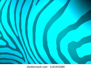 Light BLUE vector doodle blurred stripe background. Blurred decorative design in Indian style with Zen tangles. A completely new design for your business.