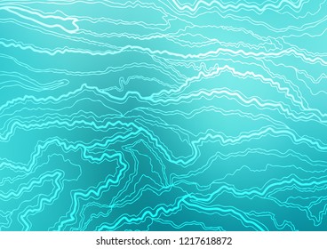 Light BLUE vector doodle blurred template. Decorative shining illustration with doodles on abstract template. The pattern can be used for coloring books and pages for kids.