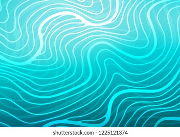 Light BLUE vector doodle blurred background. Geometric doodle illustration in Origami style with gradient. The pattern can be used for heads of websites and designs.