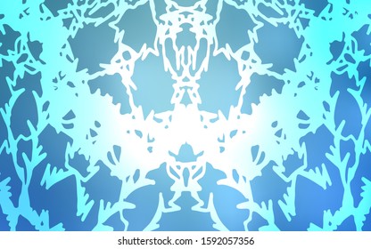 Light BLUE vector doodle blurred pattern. Brand-new colored illustration in blurry style with doodles drawn by child. The template can be used as a background for cell phones.