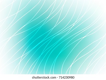 Light BLUE vector doodle blurred texture. Ethnic elegant natural pattern with gradient. A completely new template for your business design.