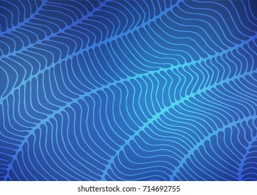 Light BLUE vector doodle blurred texture. Doodles on blurred abstract background with gradient. Hand painted design for web, wrapping, wallpaper.