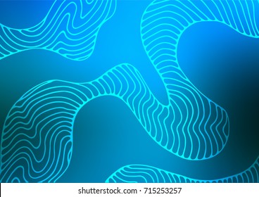 Light BLUE vector doodle blurred template. Sketchy hand drawn doodles on blurred background. The pattern can be used for wallpapers and coloring books.