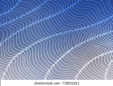 Light BLUE vector doodle blurred texture. Ethnic elegant natural pattern with gradient. The textured pattern can be used for website.