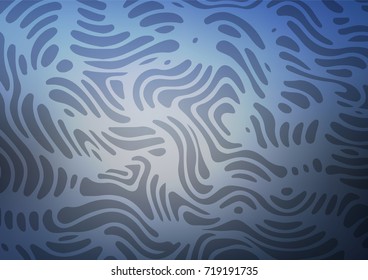 Light BLUE vector doodle blurred template. A completely new color illustration in doodle style. The template can be used as a background for cell phones.