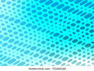 Light BLUE vector doodle blurred texture. Doodles on blurred abstract background with gradient. Hand painted design for web, leaflet, textile.