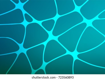 Light BLUE vector doodle blurred template. A completely new color illustration in doodle style. Hand painted design for web, wrapping, wallpaper.