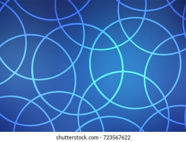 Light BLUE vector doodle blurred background. Doodles on blurred abstract background with gradient. The doodle design can be used for your web site.