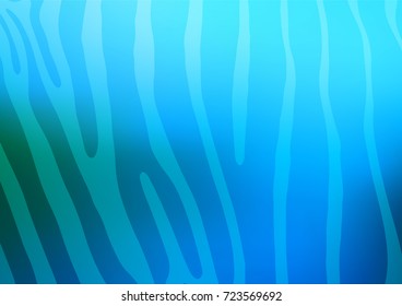 Light BLUE vector doodle blurred template. Decorative shining illustration with doodles on abstract template. The pattern can be used for wallpapers and coloring books.