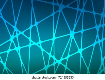Light BLUE vector doodle blurred texture. A vague abstract illustration with doodles in Indian style. A completely new design for your business.