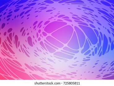 Light BLUE vector doodle blurred background. Blurred decorative design in Indian style with lines drown by child. The template can be used as a background for cell phones.