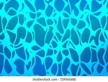 Light BLUE vector doodle blurred background. Modern geometrical abstract illustration with doodles. A completely new template for your business design.