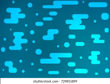 Light BLUE vector doodle blurred background. Creative illustration in blurred style with doodles and Zen tangles. The template can be used as a background for cell phones.
