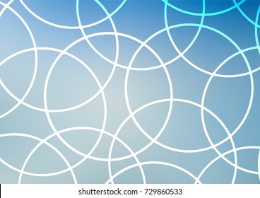 Light BLUE vector doodle blurred texture. An elegant bright illustration with lines in Natural style. The pattern can be used for coloring books and pages for kids.