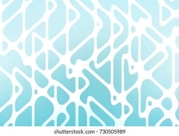 Light BLUE vector doodle blurred background. Blurred decorative design in Indian style with Zen tangles. A completely new design for your business.