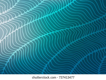 Light BLUE vector doodle blurred texture. Geometric doodle illustration in Origami style with gradient. Hand painted design for web, leaflet, textile.