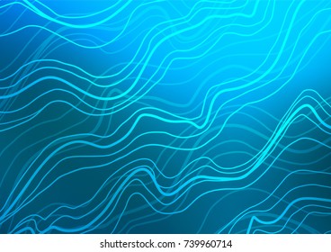 Light BLUE vector doodle blurred texture. Colorful illustration in abstract style with doodles and Zen tangles. The best blurred design for your business.