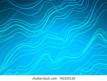 Light BLUE vector doodle blurred background. A completely new color illustration in doodle style. Brand-new style for your business design.