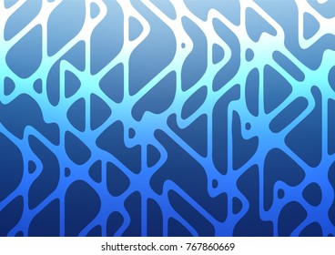 Light BLUE vector doodle blurred background. An elegant bright illustration with lines in Natural style. A completely new template for your business design.