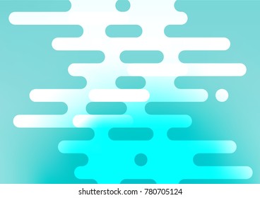 Light BLUE vector doodle blurred pattern. An elegant bright illustration with lines in Natural style. The template can be used as a background for cell phones.