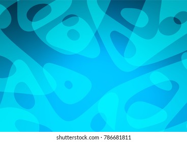 Light BLUE vector doodle blurred pattern. Sketchy hand drawn doodles on blurred background. The completely new template can be used for your brand book.