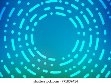 Light BLUE vector doodle blurred template. Brand-new colored illustration in blurry style with doodles. The pattern can be used for coloring books and pages for kids.