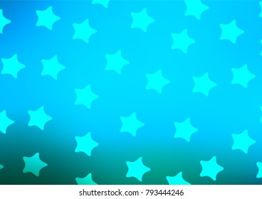 Light BLUE vector doodle blurred template. An elegant bright illustration with lines in Natural style. The best blurred design for your business.