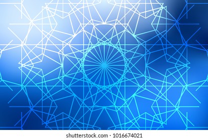 Light BLUE vector doodle bright background. Modern geometrical abstract illustration with doodles drawn by child. The doodle design can be used for your web site.