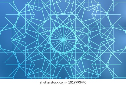 Light BLUE vector doodle bright pattern. Colorful illustration in abstract style with doodles created by child. A new texture for your design.