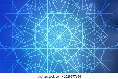 Light BLUE vector doodle bright layout. Doodles created by child on blurred abstract background with gradient. The best blurred design for your business.