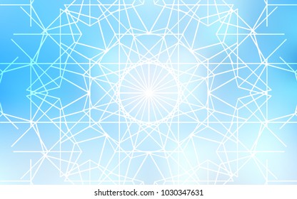 Light BLUE vector doodle bright background. Colorful illustration in abstract style with doodles created by child. Brand-new style for your business design.