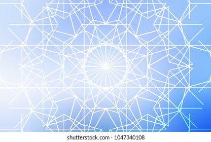 Light BLUE vector doodle bright template. Glitter abstract illustration with doodles and lines drawn by child. The completely new template can be used for your brand book.