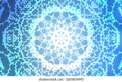 Light BLUE vector doodle bright pattern. Creative illustration in blurred style with doodles made by child. The textured pattern can be used for website.