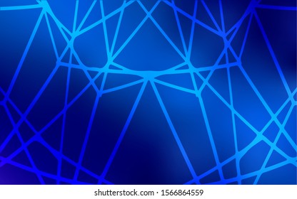 Light BLUE vector doodle bright pattern. Colorful abstract illustration with lines drawn by child in Asian style. The pattern can be used for wallpapers and coloring books.