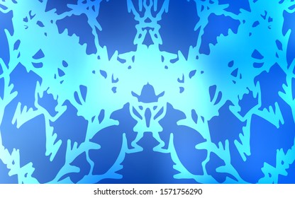 Light BLUE vector doodle bright layout. Brand-new colored illustration in blurry style with doodles drawn by child. A new texture for your design.