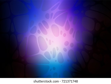 Light BLUE vector doodle bright pattern. Shining colored illustration with childish doodles in Arabic style. The pattern can be used for heads of websites and designs.