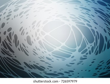 Light blue vector doodle bright pattern. A vague abstract illustration with doodles drawn by child in Indian style. The best blurred design for your business.